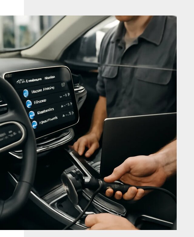 Установка приложений Geely для мультимедиа автомобиля в Кашире
