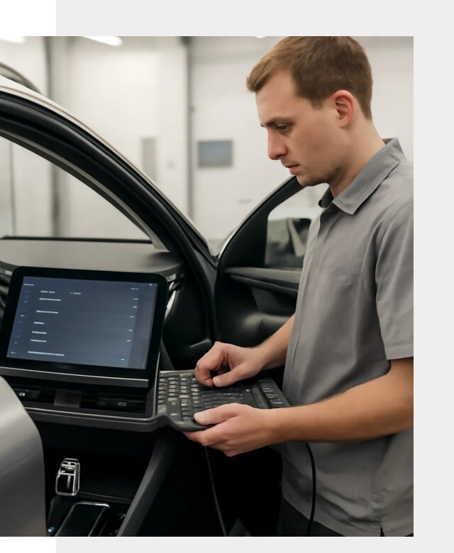 Русификация мультимедиа автомобилей Lynk Co в Кашире